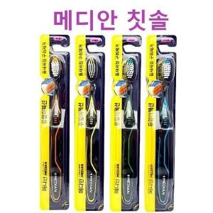 아모레퍼시픽 메디안 미세모 칫솔 듀얼이펙션 틈새세정 혀클리너