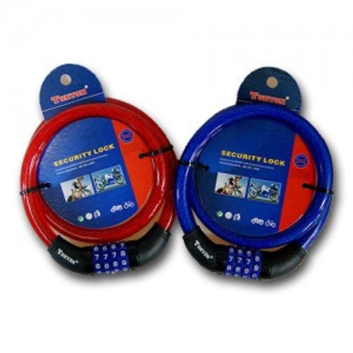  YFB977906자전거 자물쇠 다이얼 열쇠 자전거 도난 방지 잠금