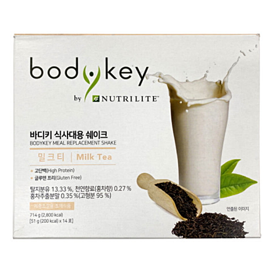 뉴트리라이트 바디키 식사 대용 쉐이크밀크티 14포 (2개)_이미지