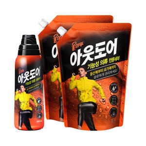 울샴푸 아웃도어 800ml + 리필 1L (본품1개+리필2개)_이미지