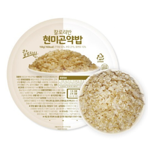 에스디랩 칼로리반 현미 곤약밥 150g (18개)