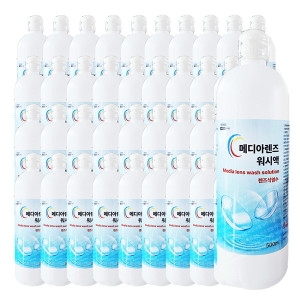 삼현제약 메디아렌즈 식염수 500ml (100개)_이미지