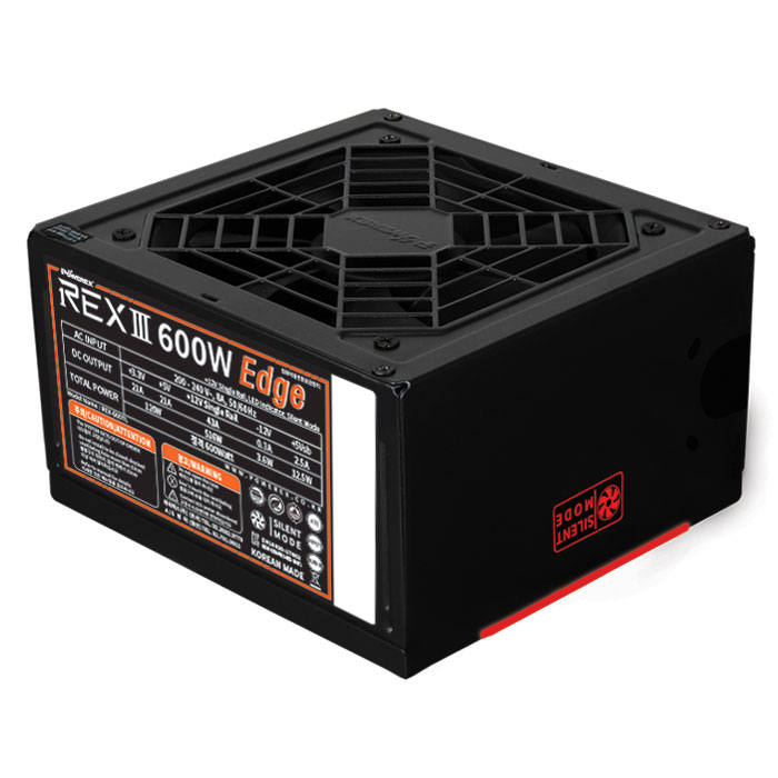 POWEREX REX III 600W Edge +12V Single Rail