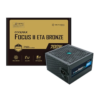 마이크로닉스 <b>COOLMAX</b> FOCUS II 700W ETA BRONZE PCIE5.1