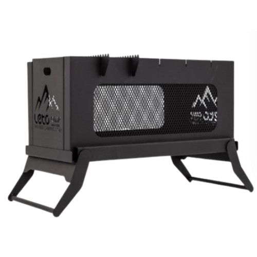 LCP-FS04 접이식 사각 감성 펀칭 불멍 캠핑 프리미엄 대형 화로대