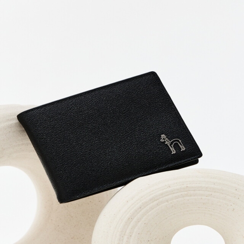 LF 헤지스 남성 블랙 단색 소가죽 머니클립 WUWA5E174BK