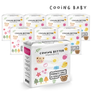 쿠잉 베러 오리지널 팬티형 기저귀 대형-공용 (208매)_이미지