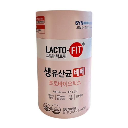 종근당건강 락토핏 생유산균 베베 2g 60포 (5개)