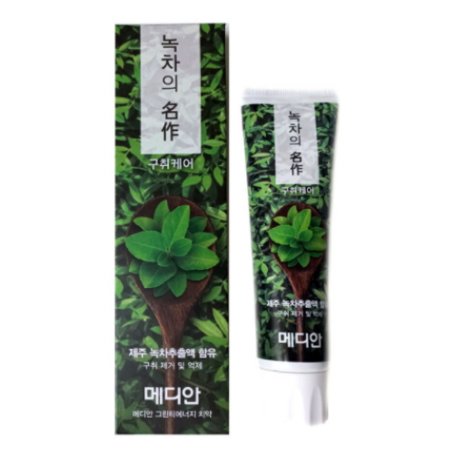 메디안 녹차의 명작 구취케어 치약 120g (3개)_이미지