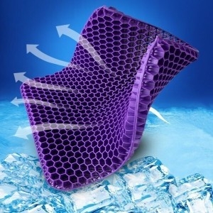 킬링타임 벌집 실리콘 쿨링 여름방석_이미지