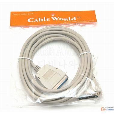 CableWorld DB25/CN35 프린터 케이블 (5m)_이미지