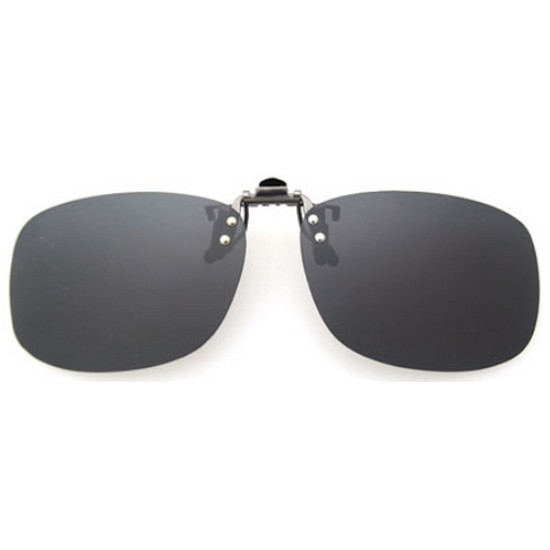 제카 심플 편광 클립 선글라스 (블랙)