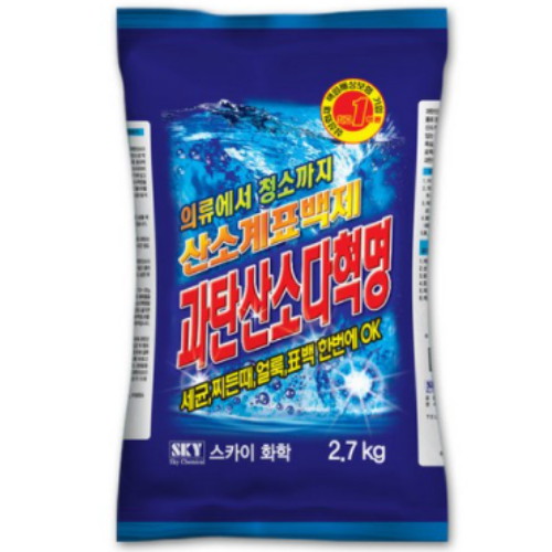  산소계표백제 과탄산소다 혁명 2.7kg [3개]