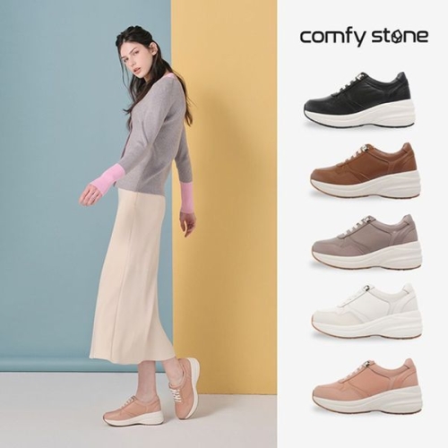 컴피스톤 양가죽 키높이 스니커즈 35747257