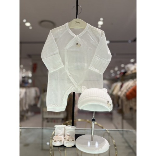 에뜨와 말띠임신출산선물 셀즈배내우주복x비니모X양말세트 07T117501S2_이미지