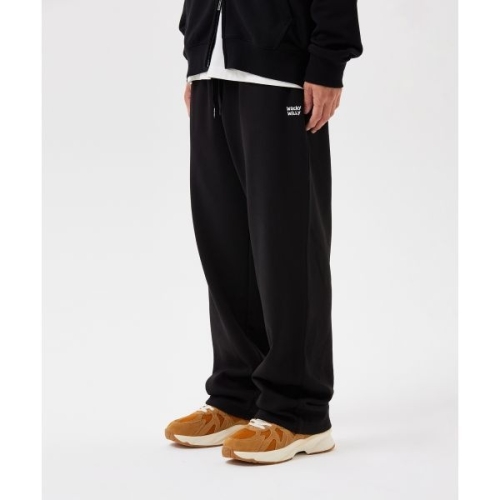 비케이브 와키윌리 기모 스웻 팬츠 블랙 WA2504PT01BK