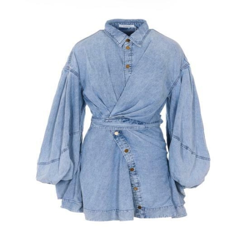 짐머만 미디 원피스 6614DC261 CSW Blue