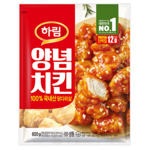 하림 양념치킨 600g (3개)_이미지