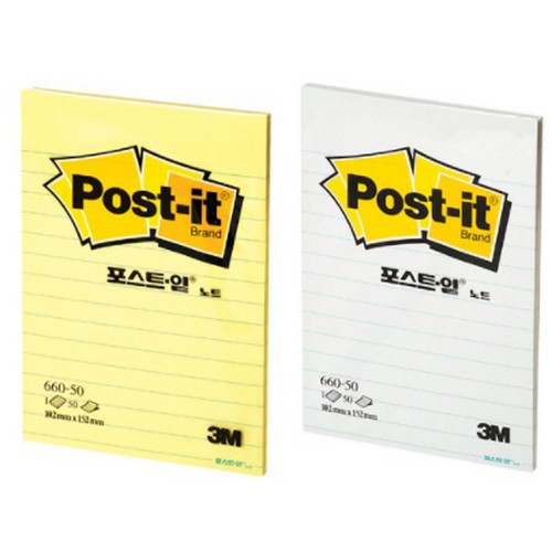 3M 포스트잇 노트 660-50 (1개)_이미지