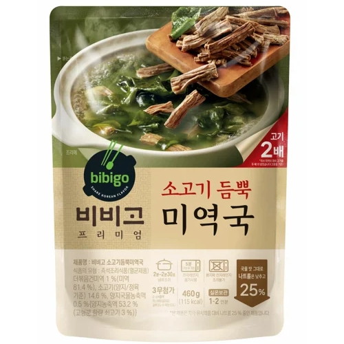 CJ제일제당 비비고 소고기 듬뿍 미역국 460g