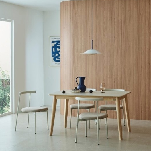 한샘 도노 내추럴 세라믹 식탁 1350 (의자별도)_이미지