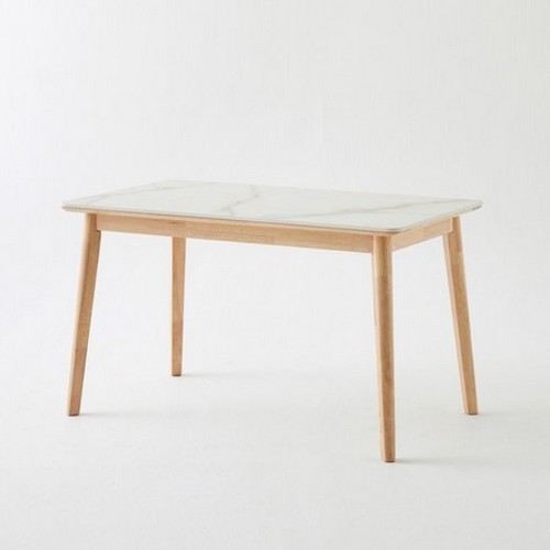 한샘 도노 내추럴 세라믹 식탁 1350 (의자별도)_이미지