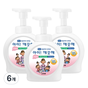 핸드워시 용기형 상큼한 레몬향 490ml 6개