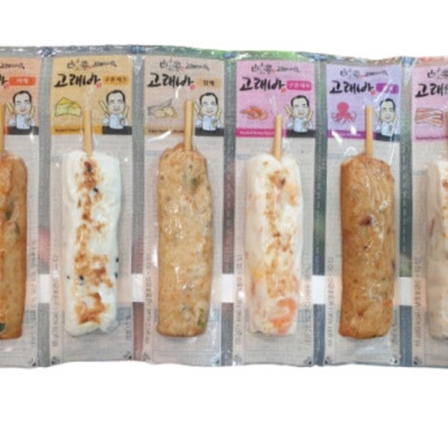 늘푸른바다 고래사어묵 고래바 6종 세트 390g (2개)