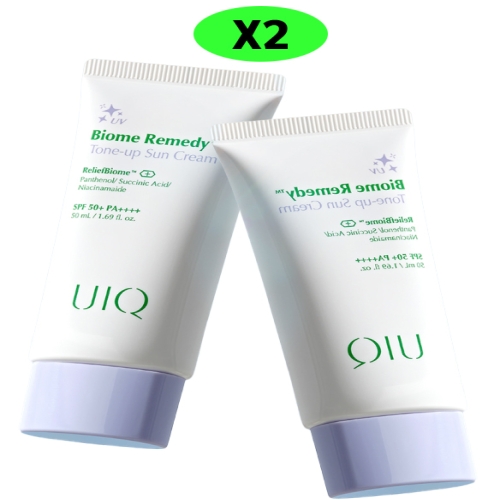 유이크 바이옴 레미디 톤업 선크림 50ml (2개)_이미지