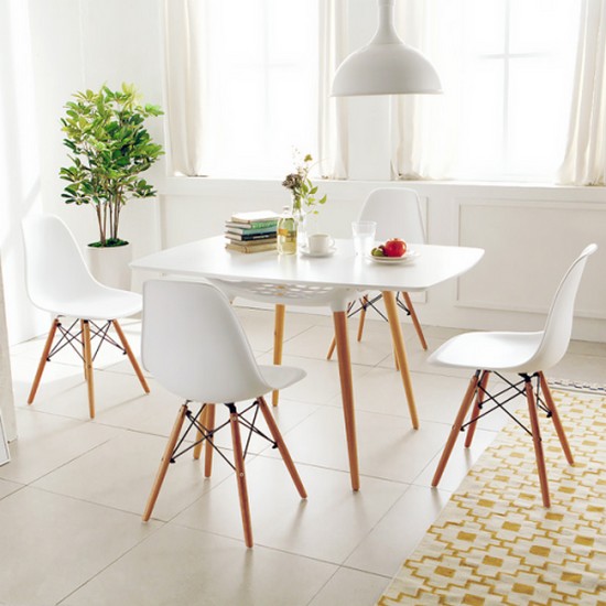 미즌하임 데코빈 식탁 (의자4개)