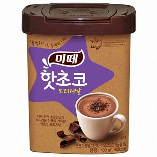 동서식품 미떼 핫초코 오리지날 캔 430g (12개)
