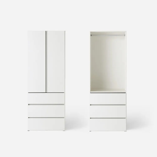 한샘 샘베딩 스테디 행거서랍형 옷장 800