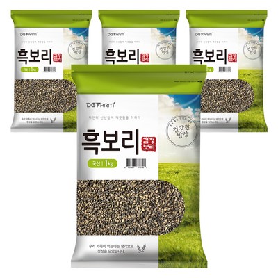 건강한밥상 국산 찰보리쌀 (1kg,4개)_이미지