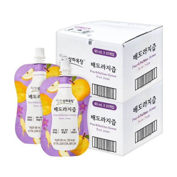상하목장 배도라지즙 90ml (40개)_이미지