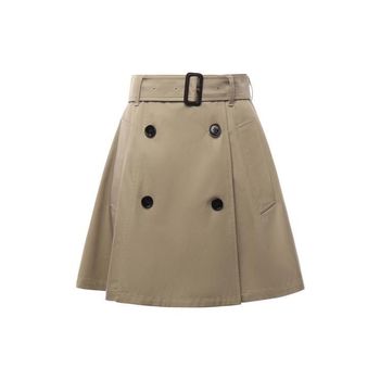 버버리 코튼 퀼 비지 스커트 147316171