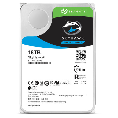 Seagate SkyHawk AI 7200/256M (18TB, ST18000VE002)_이미지