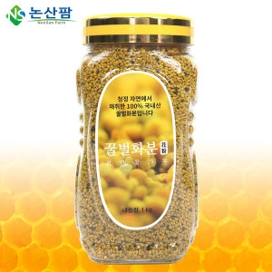 논산팜 국산 꿀벌화분 1kg (1개)_이미지