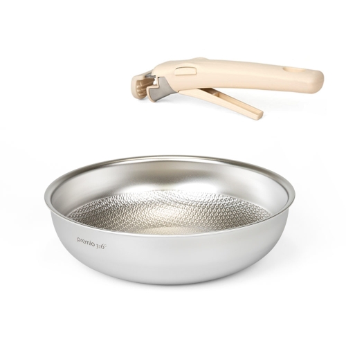 키친아트 IH 프리미오 스텐316 무연마제 탈착식 궁중팬 (22cm)_이미지