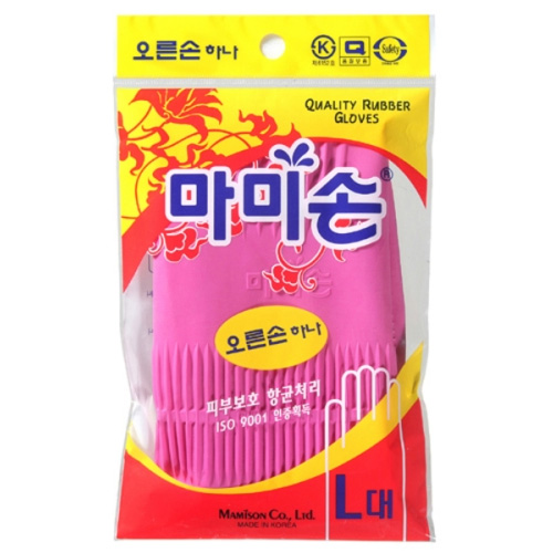 마미손  오른손 하나 고무장갑 (대)