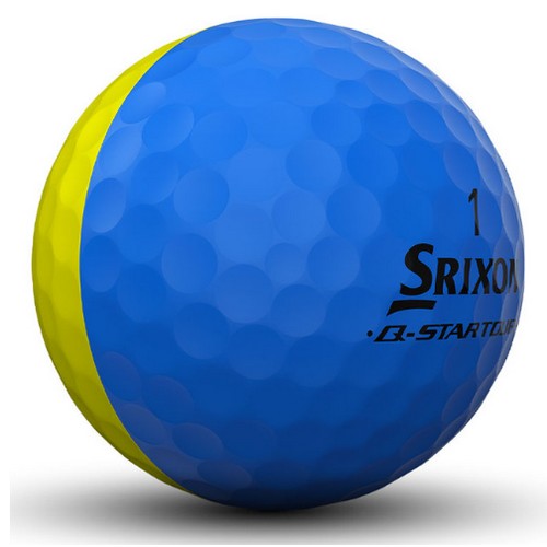 던롭 스릭슨 2024 Q-STAR 투어 디바이드 옐로우+블루 (컬러공, 120개)_이미지