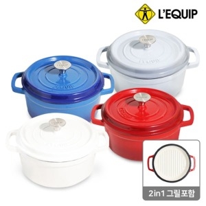 리큅 더치오븐 무쇠냄비 22cm LPI-22 통주물냄비_이미지