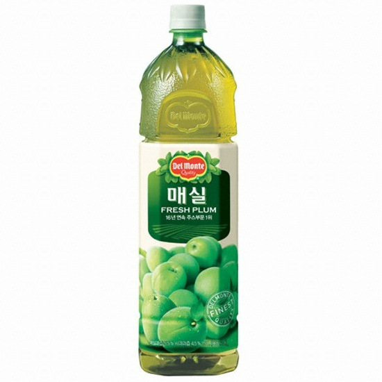 롯데칠성음료 델몬트 매실주스 1.5L (12개)_이미지
