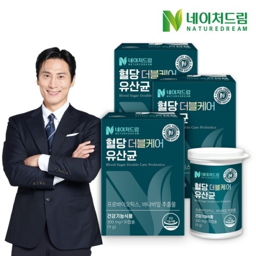 네이처드림 혈당 더블케어 유산균 300mg 30캡슐 (3개)_이미지