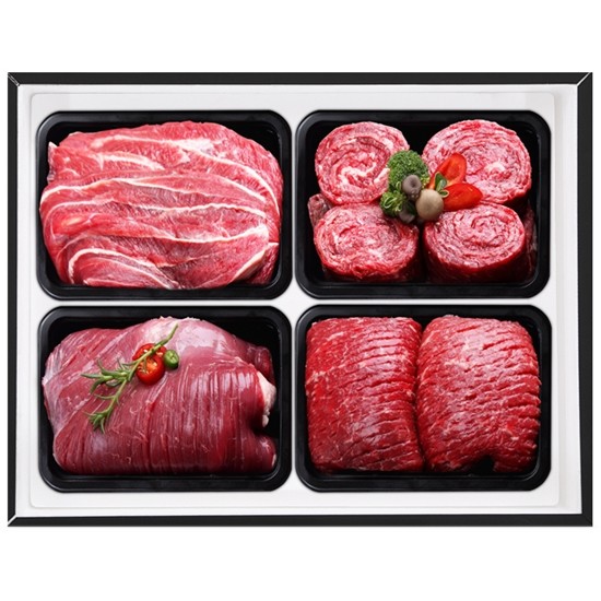 명품횡성청정한우 횡성한우 하늬브로 정육세트 6호 2.4kg (1개)