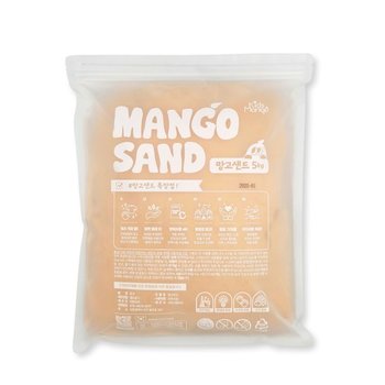  키즈망고 망고샌드 모래놀이 우드 5kg