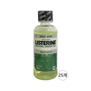 리스테린 내추럴 그린티 마일드 100ml (25개)_이미지