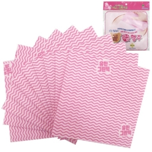 곰 행주 10P 부직포 빨아쓰는 일회용 항균 행주 답례품 업소용 주방 키친 타월