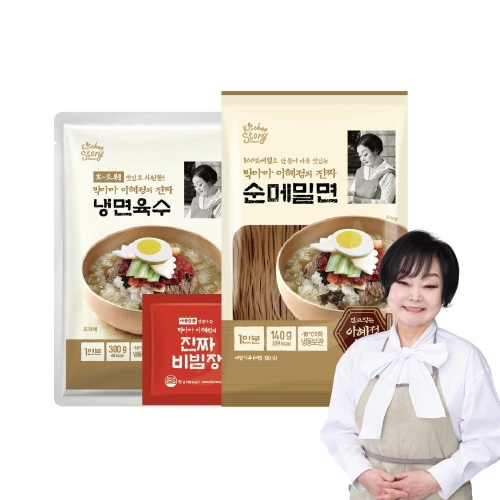 키친스토리 빅마마 이혜정의 진짜 순메밀면 16인분 세트