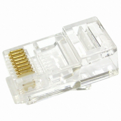 강원전자 NETmate PLUG MASTER RJ-45 8P8C (UTP CAT.5E) 고급형 (100개)_이미지