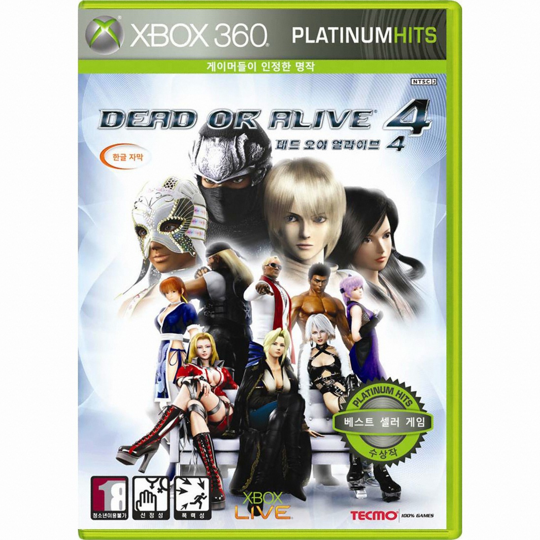 플래티넘히트 데드 오어 얼라이브 4 XBOX360 일반판_이미지